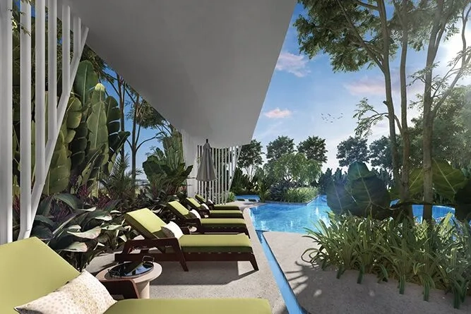 Poolside Deck